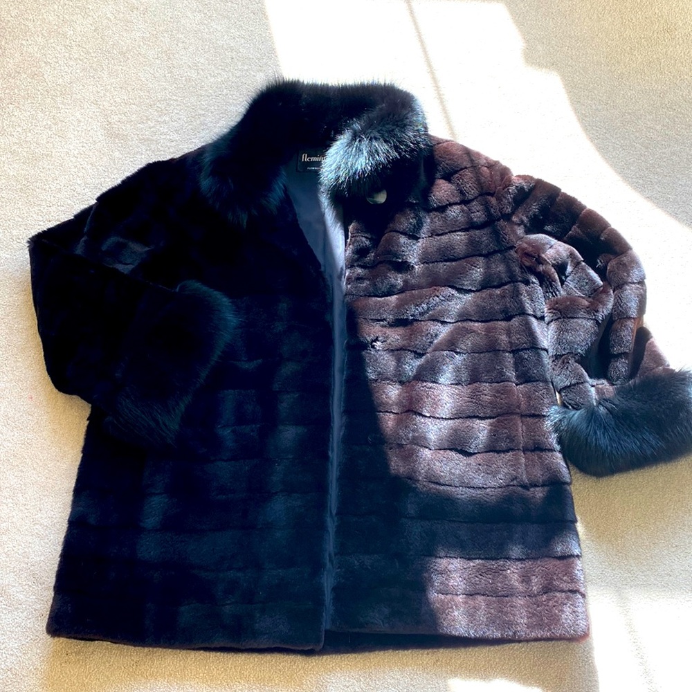 Flemington Furs of NJ, Pre-Owned Sheered Mink and Fox. Excellent condition.